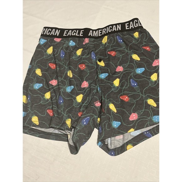 LOT OF 3~MENS~AMERICAN EAGLE~ Christmas themed BOXER SHORTS~SIZE S (29-31) NWT - Picture 2 of 16
